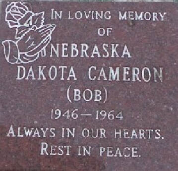 Bob Cameron tomb stone